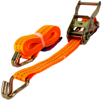 UNITRAILER 3 m/35 mm/2 t orangefarbenes Transportband mit Spanner