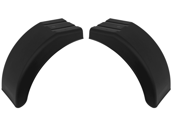 Satz aus zwei Halbkotflügeln für den Anhänger DOMAR DR1013004+DR1013005, Radkasten 395/220mm links+rechts