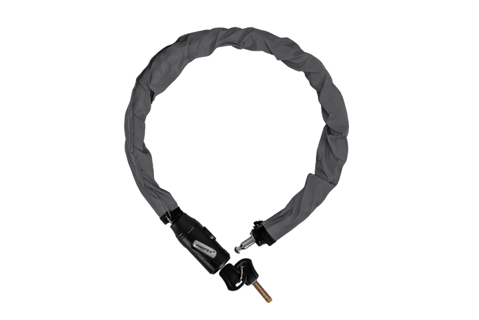 PROFEX Reflex Stahlpanzer-Fahrradschloss, 70 cm lang