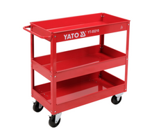 YATO YT-55210 Werkstattwagen, 3-stufig, Werkstattschrank, 130 kg, 79,5 x 79 x 37 cm