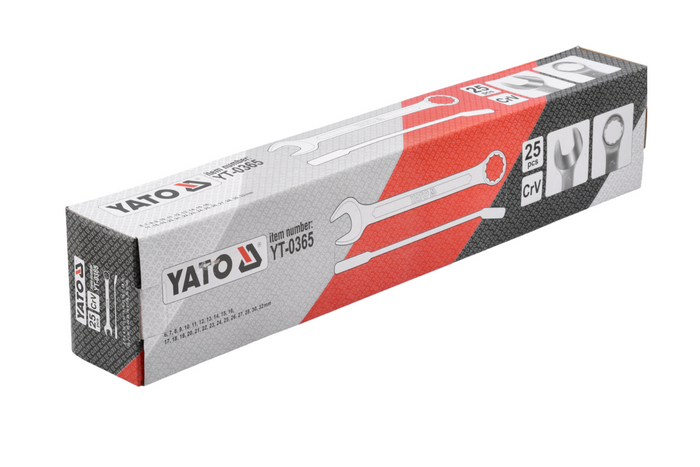 YATO YT-0365 Kombinationsschlüssel 6-32mm 25 Stück.