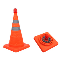 ProPlus 540319 LED-Verkehrskegel, faltbarer Warnkegel, 41 cm