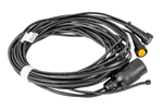 ASPÖCK Elektroinstallation Anhängerkabelbaum 4,5m 7 Pol Stecker Bajonett 2x 5 Pol