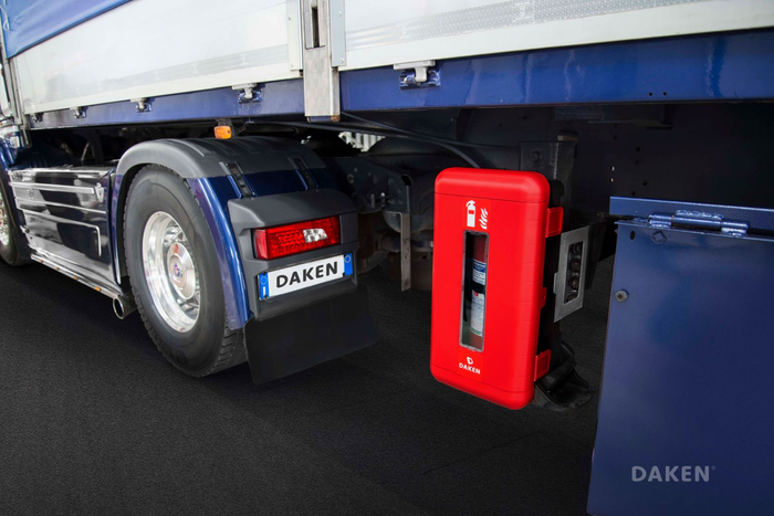 Feuerlöscherbox 9/12kg DAKEN 82190 REGON 865x335x240mm rot