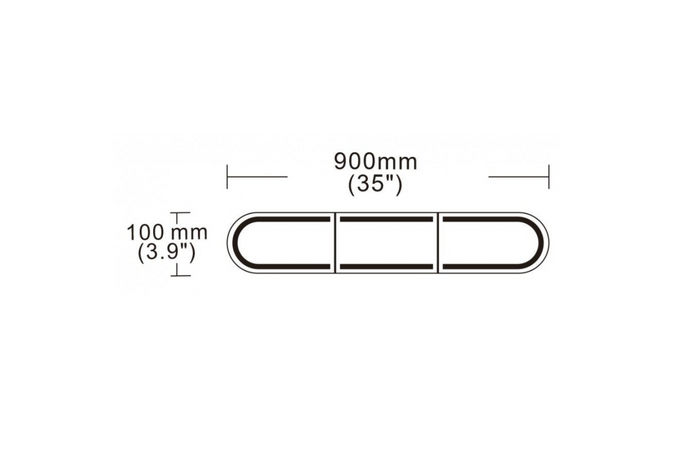 KAMAR BLK0058 LED-Warnleuchte, 6-Funktions-Blinklicht