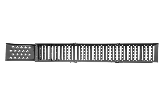 UNITRAILER ALR005 klappbare Auffahrrampe aus Stahl für Anhänger, 200 cm, 250 kg