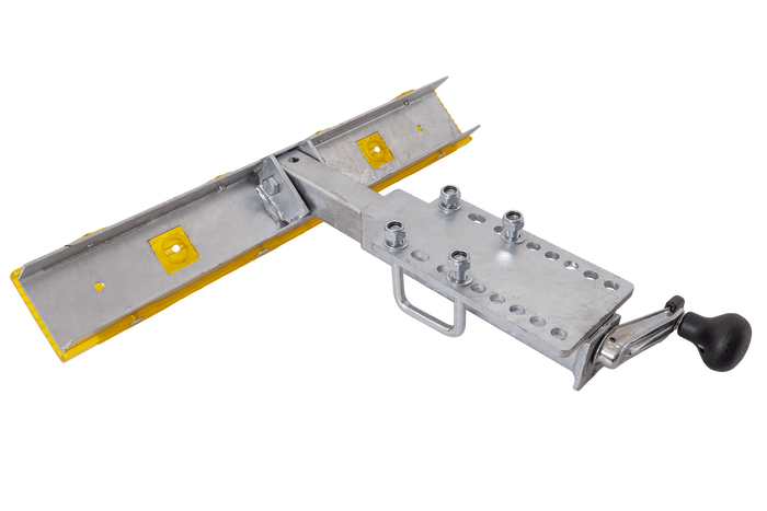 UNITRAILER TTL-Flachstütze, Länge 59 cm, Höhe 50 cm, für einen Bootsanhänger