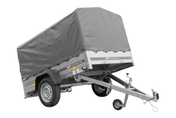 PKW-Anhänger 200x125 UNITRAILER GARDEN 201 KIPP mit grauer Hochplane
