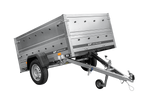 PKW-Anhänger 200x125 UNITRAILER GARDEN 201 KIPP mit Bordwandaufsatz