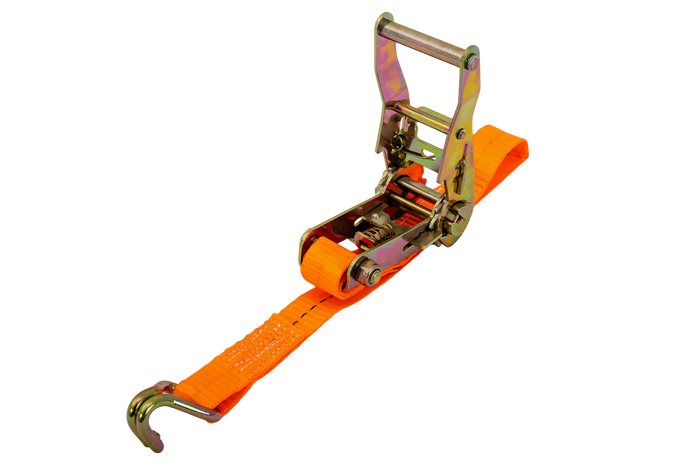 UNITRAILER 4 m/25 mm/1 t oranges Transportband mit Spanner