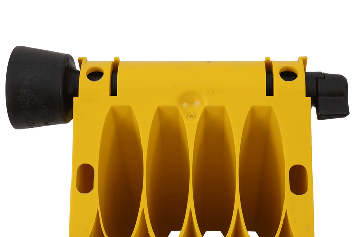 Hemmschuh, Unterlegkeil, Bremskeil LOKHEN H: 193 mm G46 / Set mit Halter