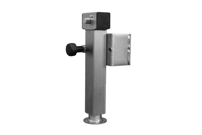 UNITRAILER D-110.000.049 ausziehbare Kurbelstütze für 1300 kg Pritschenanhänger 410-645 mm