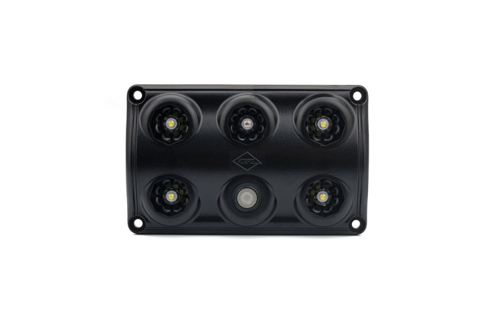 HORPOL LWD2157/CZ LED-Innenraumleuchte 900 lm schwarz mit Schalter und roter Diode