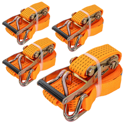 Set aus vier Spanngurten mit Ratsche UNITRAILER 8m/50mm/5t