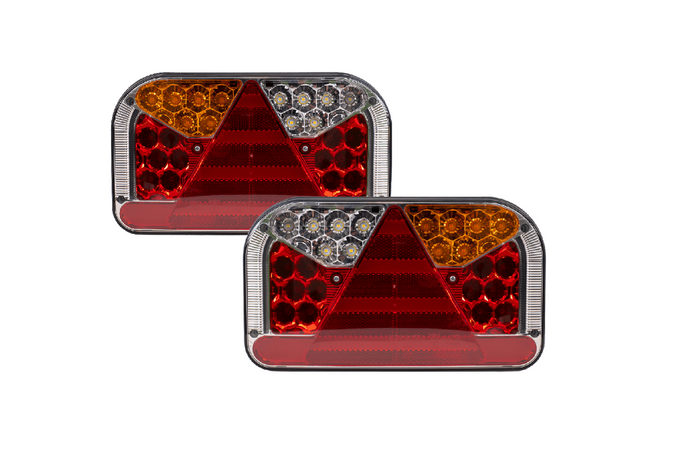 FRISTOM FT-170 LED-Rückleuchten, 7 Funktionen, links + rechts
