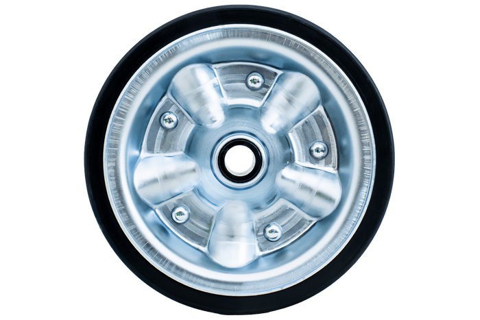 Ersatzrad für das Stützrad KNOTT 405641.001 aus Vollgummi, 200 x 60 mm