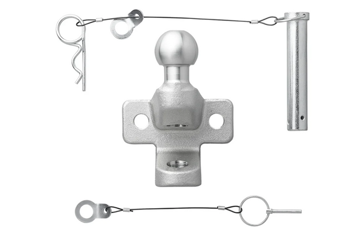 ProPlus 341216V01 Kugelkopf-Anhängerkupplung mit Doppelfunktion, 50 mm, 3500 kg