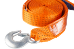 Abschleppseil mit Haken HILLS Abschleppgurt 4,5 m/50 mm/5 t orange