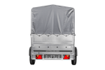 PKW-Anhänger 230x125 UNITRAILER GARDEN 230 FD mit BIS-Seiten, H-800-Gestell und grauer Plane