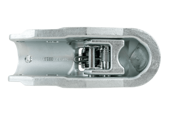 STEELPRESS BC-3000C-00-00 Kugelkopfkupplung für 3000kg Anhänger mit 50mm Rohrdeichsel, Gusseisen