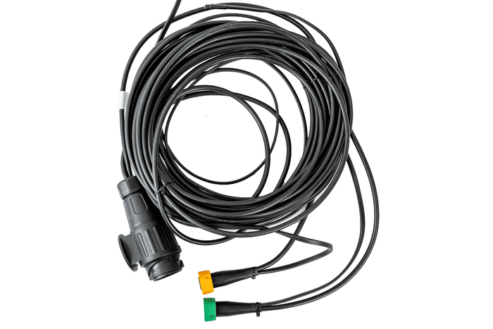 MANTES Elektroinstallation, Anhänger Kabelbaum, 7m, 13 Pol Stecker, 2x 5 Pol Bajonett
