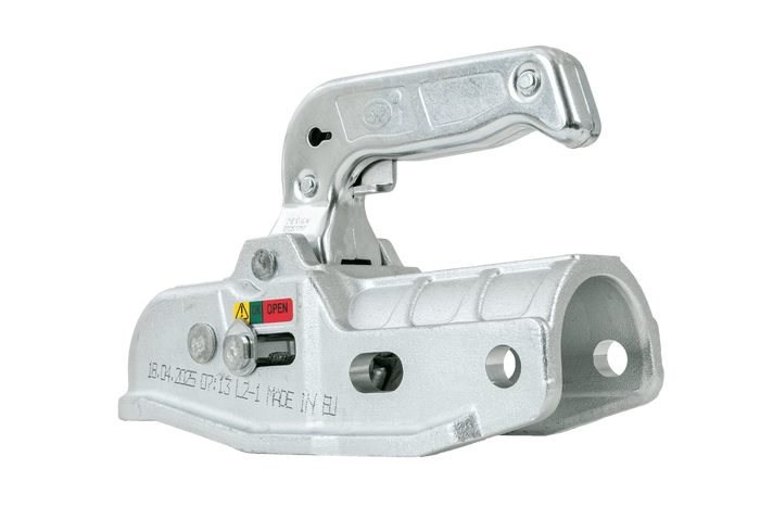 STEELPRESS BC-3000C-00-00 Kugelkopfkupplung für 3000kg Anhänger mit 50mm Rohrdeichsel, Gusseisen