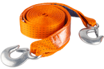 HERMON Schleppseil mit Haken, 4,5 m/50 mm/5 t, orange