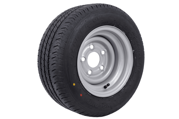 OUTLET Verstärktes Rad für Anhänger REIFEN LINGLONG 195/55 R10C 98/96N FELGE UNITRAILER 6Jx10" 5x112 ET:-4