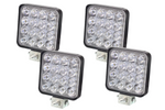 Vier LED-Arbeitsscheinwerfer HERMON LLP16MINI 16xLED 2880lm