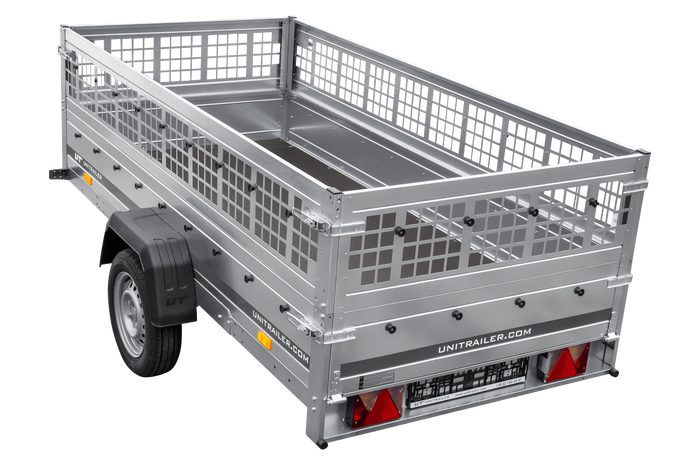 Trailer Anhänger GARDEN TRAILER 264 KIPP mit Gitteraufsatz und Stützrad