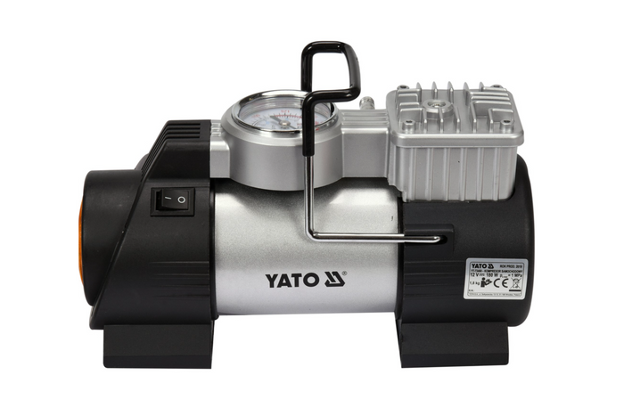 YATO YT-73460 Luftkompressor mit LED-Lampe 12V 180W