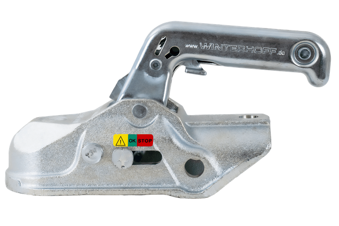 WINTERHOFF WW30-D3-K1414 Kugelkupplung für Anhänger 3000 kg mit Runddeichsel 50 mm, aus Gusseisen