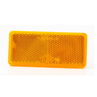 Rechteckiger Reflektor orange FRISTOM DOB-035Z 90x40mm Reflektorleuchte