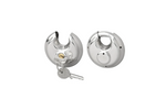Set aus zwei ProPlus 341319S runden Vorhängeschlössern, Scheibenschlössern, 70 mm