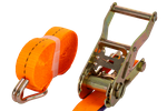 UNITRAILER 5 m/25 mm/1 t oranges Transportband mit Spanner