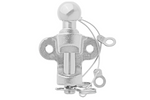ProPlus 341213V01 Kugelkopfkupplung mit Doppelfunktion, 50 mm, 3500 kg