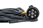 MANTES Elektroinstallation, Kabelbaum, 5m, 7 poliger Stecker, 2x 5 pin Bajonett