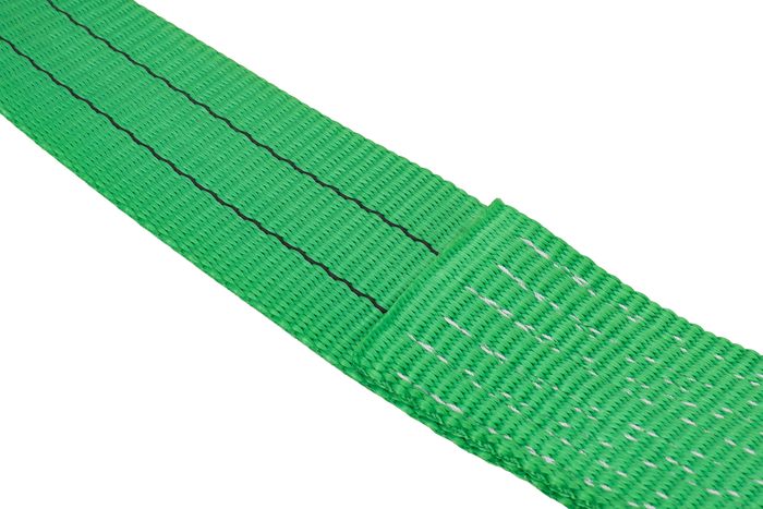 Abschleppseil mit Haken HILLS Abschleppgurt 5m/60mm/6t grün