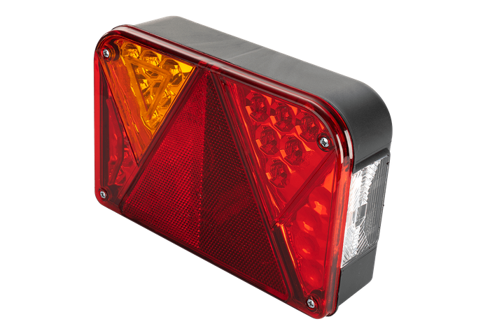 Rückleuchten-set: DOBPLAST DPT35 LED-Rückleuchten + FRISTOM FT-009 LED-Seitenmarkierungsleuchten + MANTES 7m 7-PIN-Kabelbaum