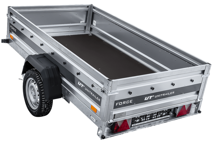 Ungebremster Anhänger mit Blattfedern 230x125 UNITRAILER FORCE 230/R KIPP