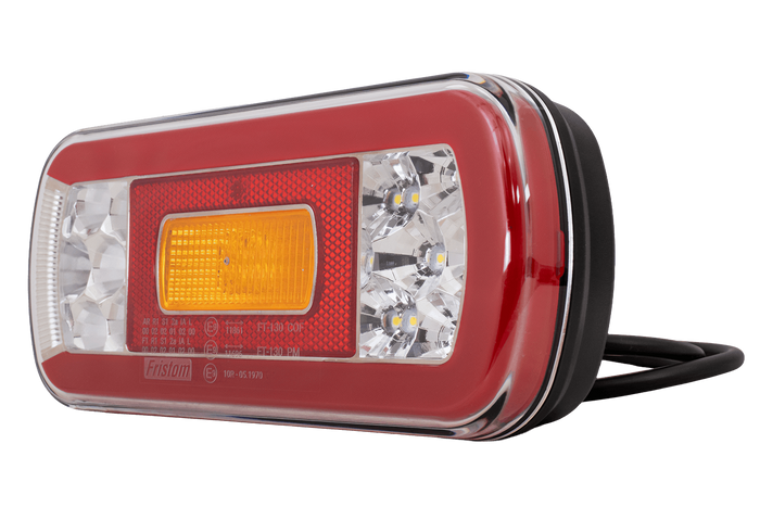 FRISTOM FT-130 COF LED-Rückleuchte, 6 Funktionen, universal