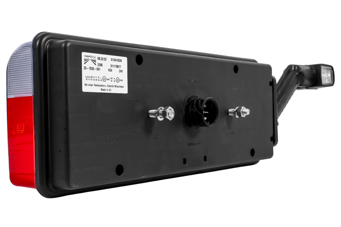 ASPÖCK EUROPOINT III LED-Bajonett-Rücklicht 7PIN ASS2 mit Hupe, 7 Funktionen links