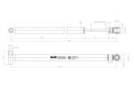 Stoßdämpfer für die AL-KO 161S Auflaufvorrichtung/Bremse für einen 1600 kg Anhänger