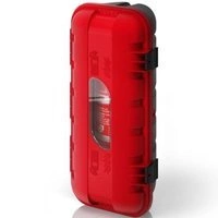 Steckdose Feuerlöscherkasten 6 kg DAKEN 82500 STRIKE 600x287x220mm rot