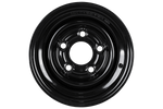 Stahlfelge für Anhänger UNITRAILER schwarz 6Jx10&quot;H2 5x112 ET:-4