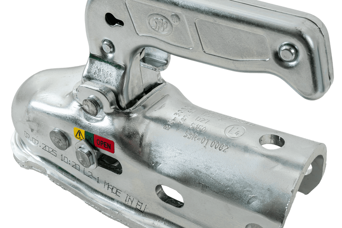 STEELPRESS BC-3000.1D-00-00+Z2 Kugelkopfkupplung für 3000kg Anhänger mit 35-50mm Rohrdeichsel