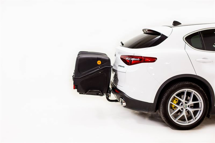 Towbox V1 Black Edition – Anhängerkupplungs-Gepäckbox