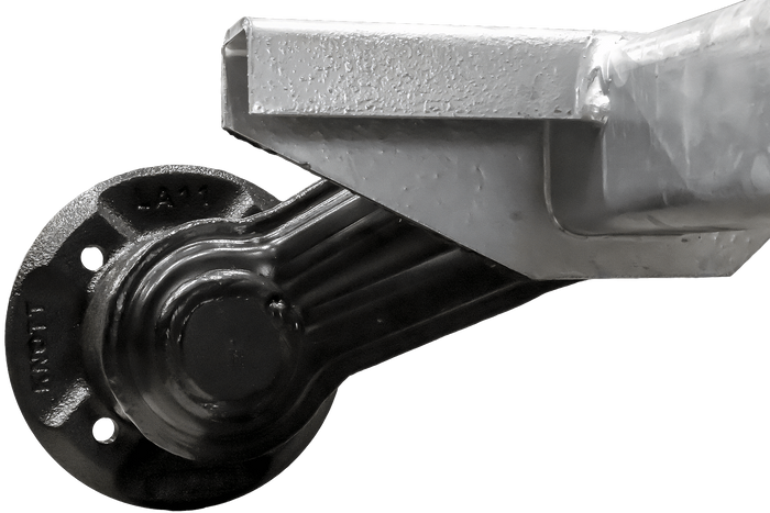 KNOTT VG7-L ungebremste Achse für Bootsanhänger 750 kg 1475 mm 1766 mm 4x100