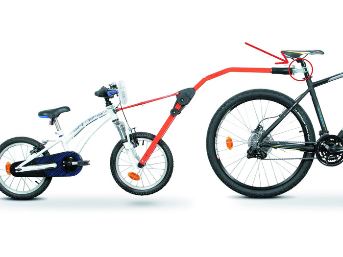 Adapter zur Befestigung eines zweiten Fahrrads am TRAIL ANGEL Fahrradträger