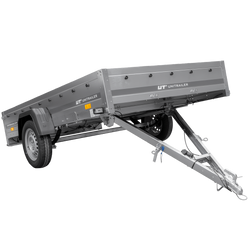 Einachsanhänger auf Blattfedern 264x150 UNITRAILER GARDEN 265/R KIPP